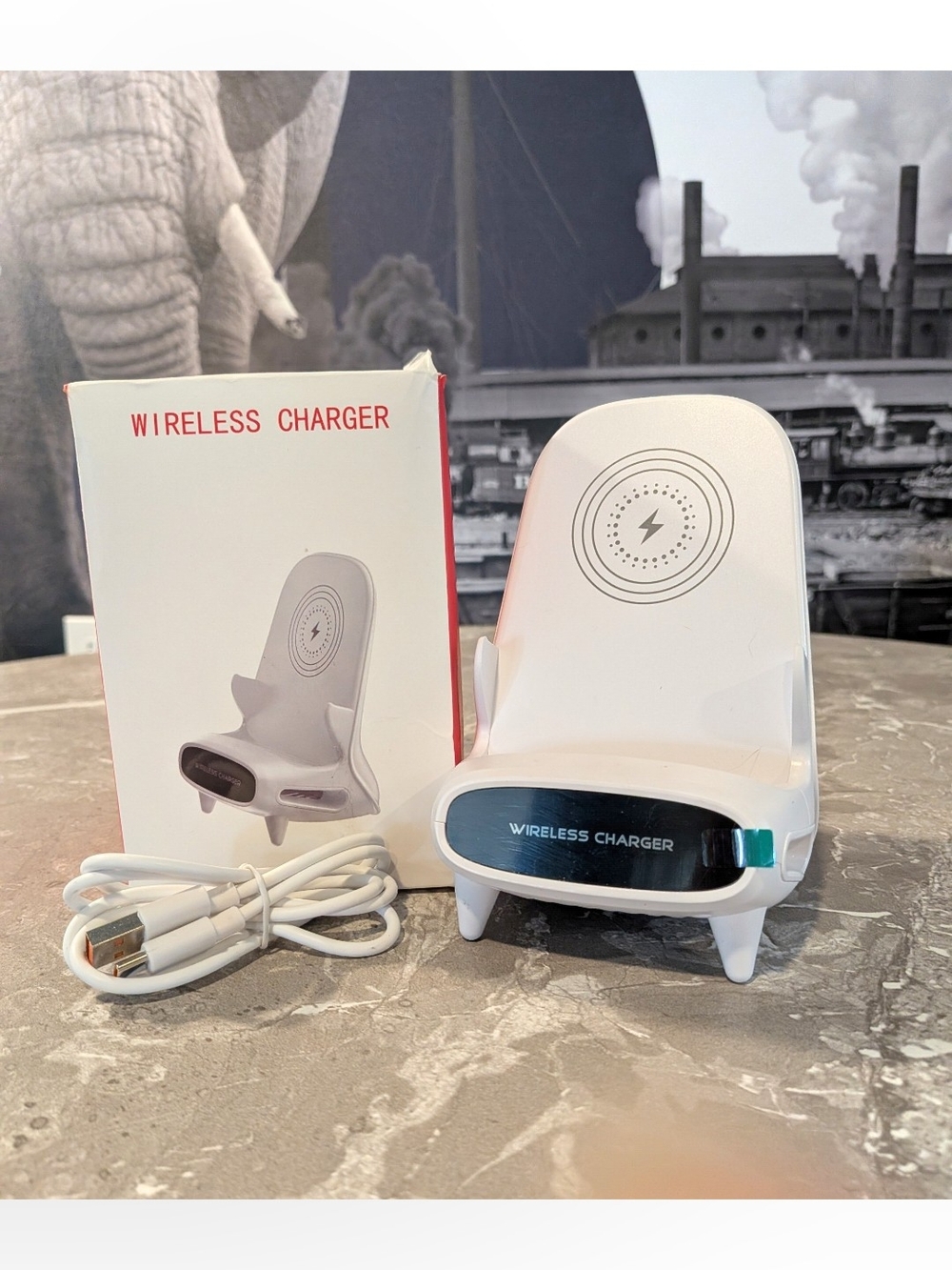 Wireless Charger Stand - White